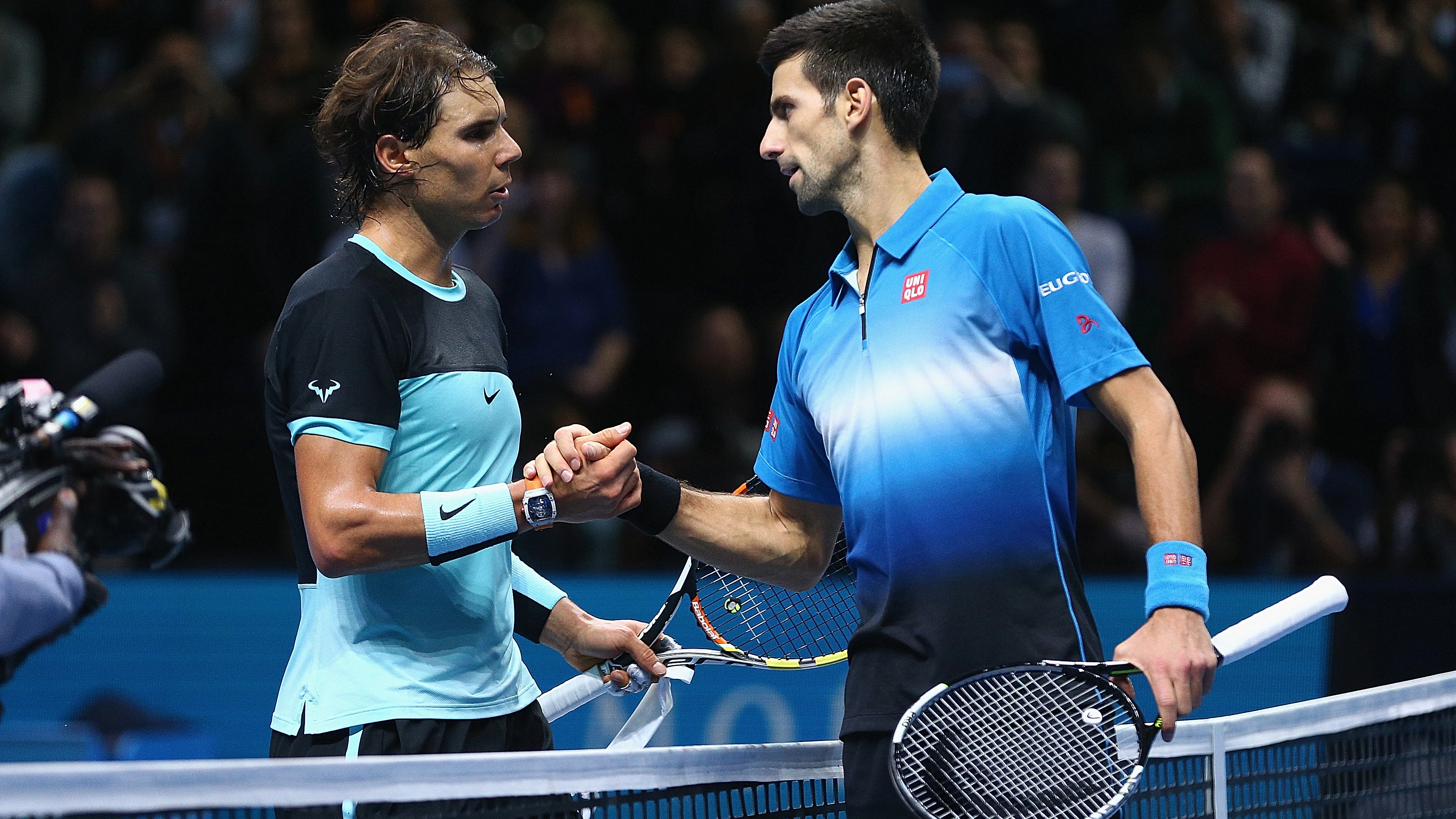 Nadal y Djokovic tras el partido en Londres