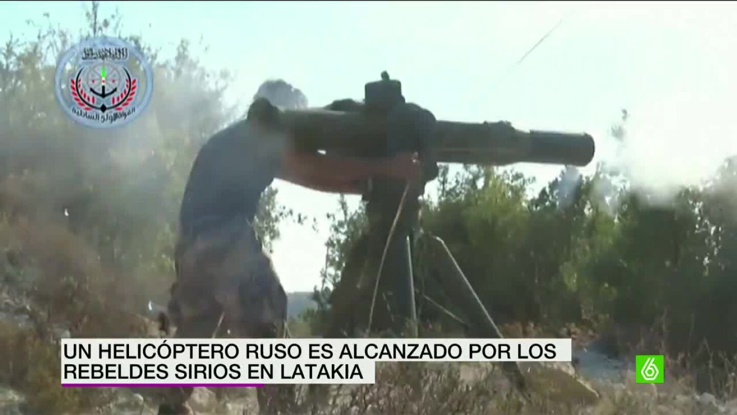 Rebeldes sirios derriban un helic&oacute;ptero ruso