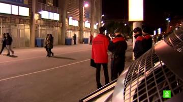 Blindaje en el Camp Nou