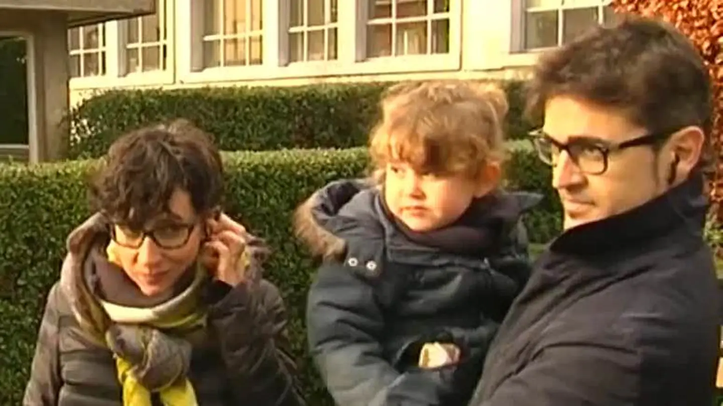 Irene y Adolfo, padres en Bélgica Irene y Adolfo, padres en Bélgica