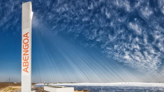 Planta de Abengoa en Sólucar (Sevilla) Planta de Abengoa en Sólucar (Sevilla)