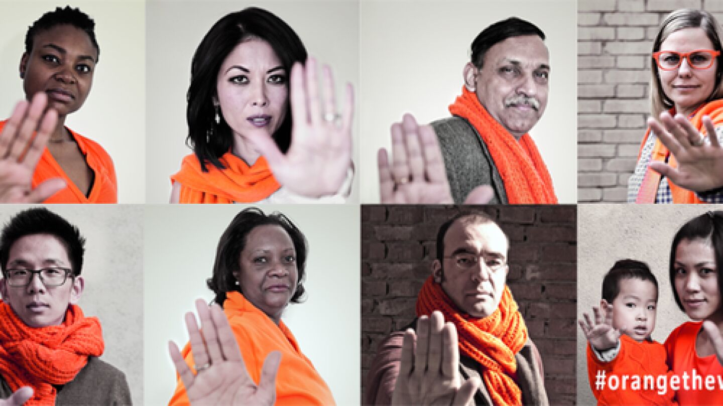Campa&ntilde;a contra la violencia de la mujer