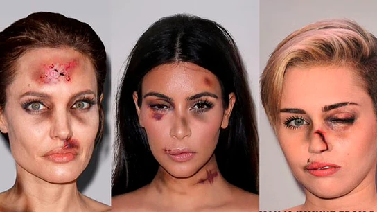 Angelina Jolie, Kim Kardashian y Miley Cyrus, en #breakthesilence Angelina Jolie, Kim Kardashian y Miley Cyrus, en #breakthesilence