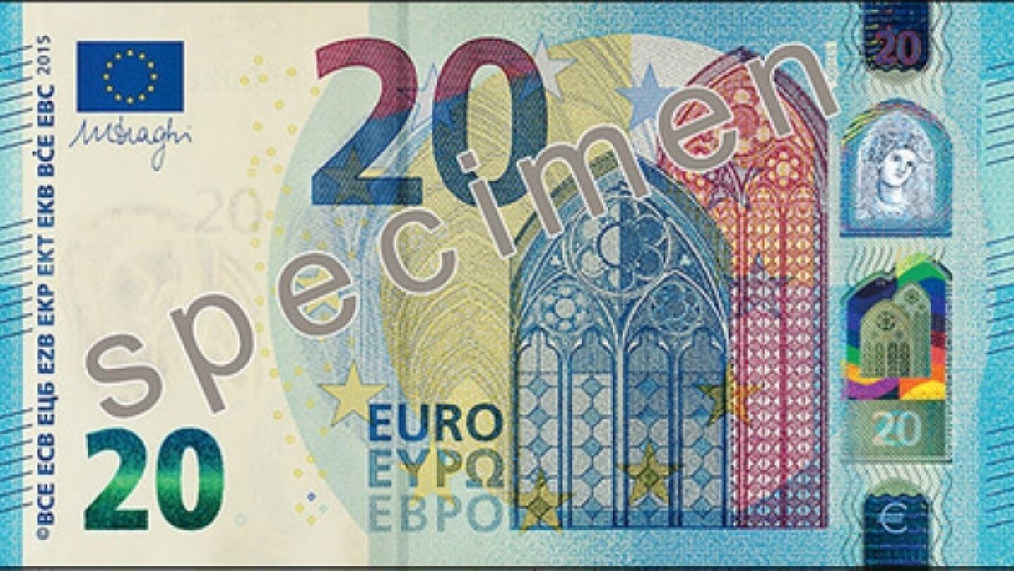 Nuevo billete de 20 euros