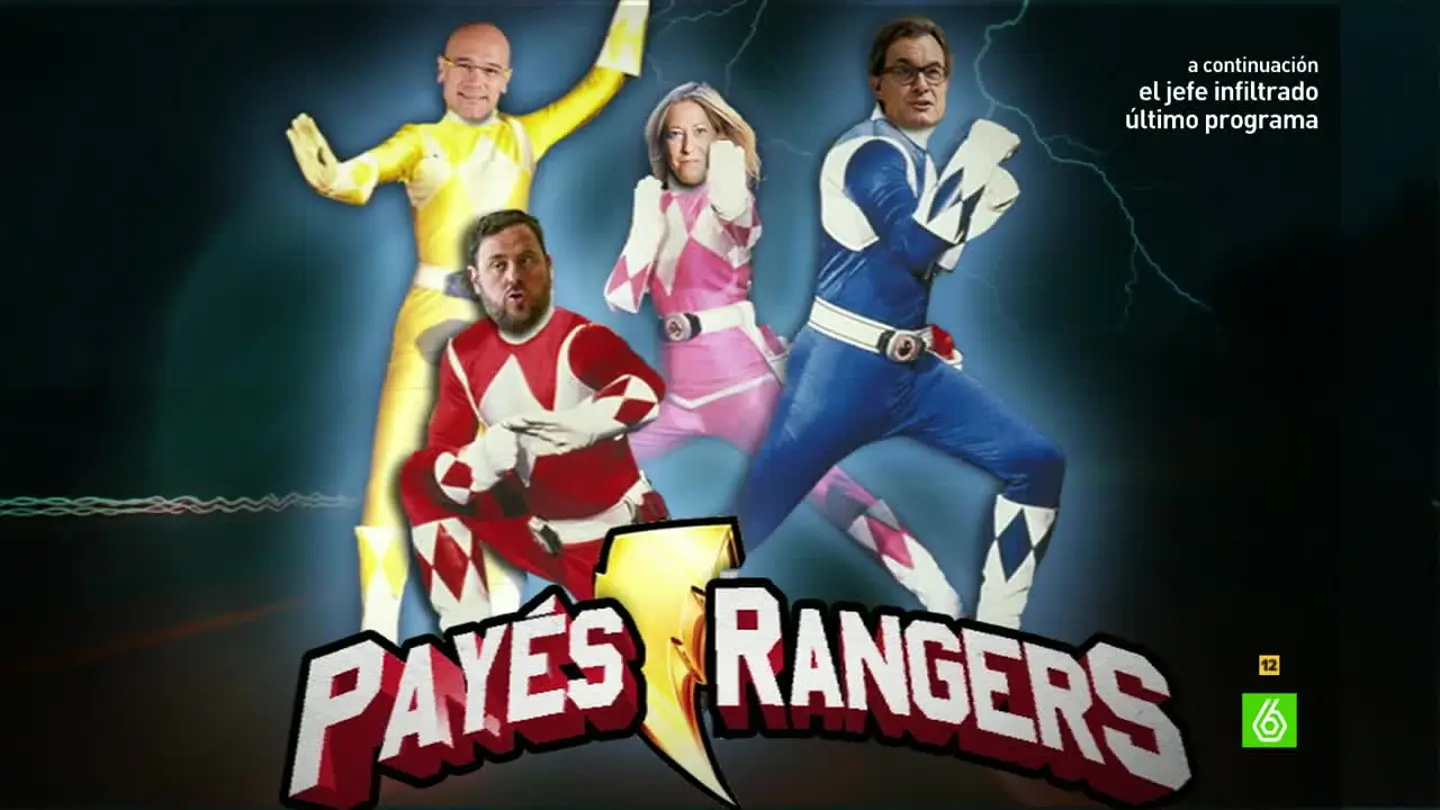 El Gran Wyoming presenta a los 'Payès Rangers' El Gran Wyoming presenta a los 'Payès Rangers'