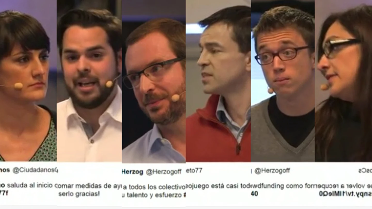 Participantes en el debate de Twitter Participantes en el debate de Twitter