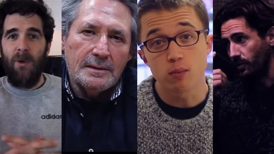 Gonzo, Miguel Ríos, Errejón, Juan Diego Botto Gonzo, Miguel Ríos, Errejón, Juan Diego Botto