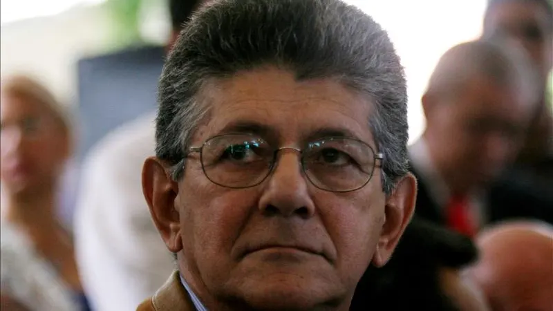 El secretario general del partido Acción Democrática, Henry Ramos Allup El secretario general del partido Acción Democrática, Henry Ramos Allup