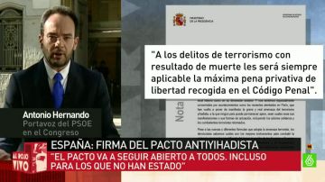 Antonio Hernando, portavoz del PSOE en el Congreso