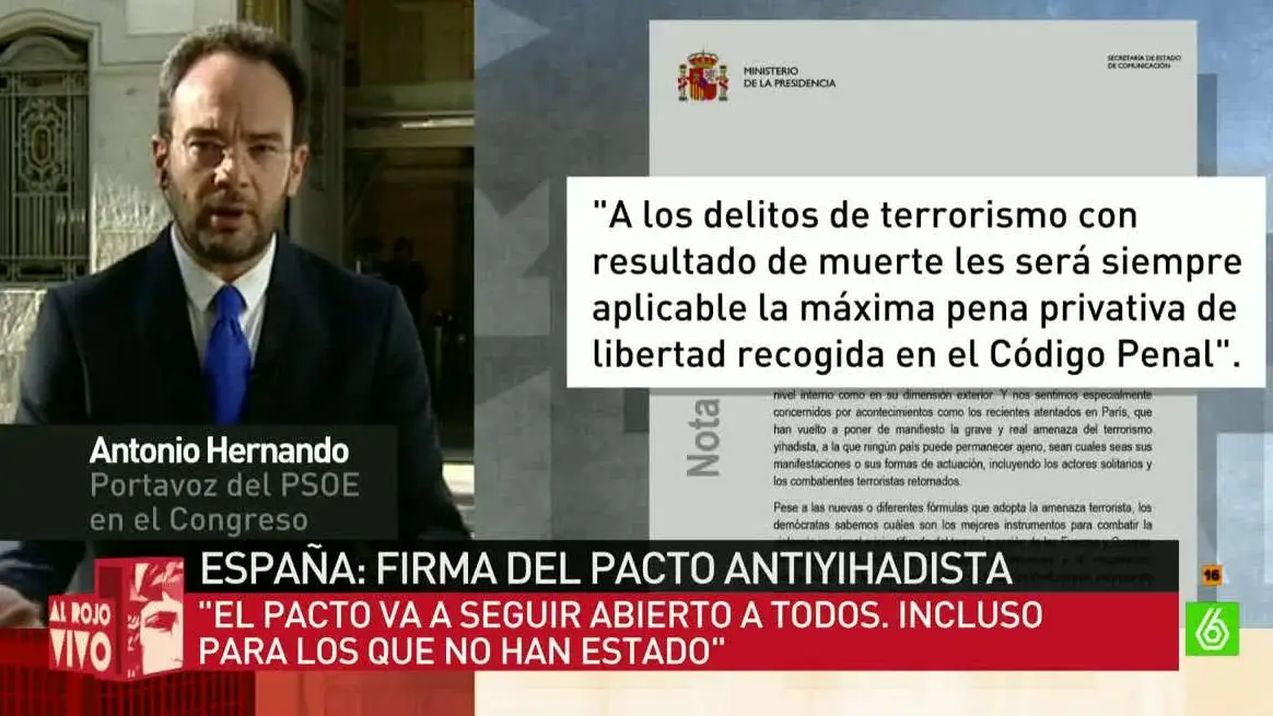 Antonio Hernando, portavoz del PSOE en el Congreso