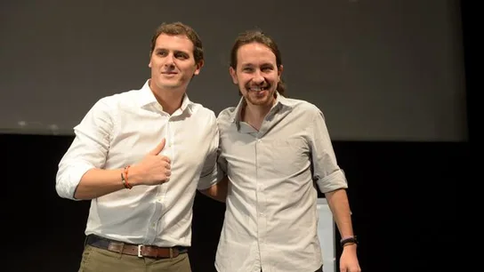 Debate entre Albert Rivera y Pablo Iglesias Debate entre Albert Rivera y Pablo Iglesias