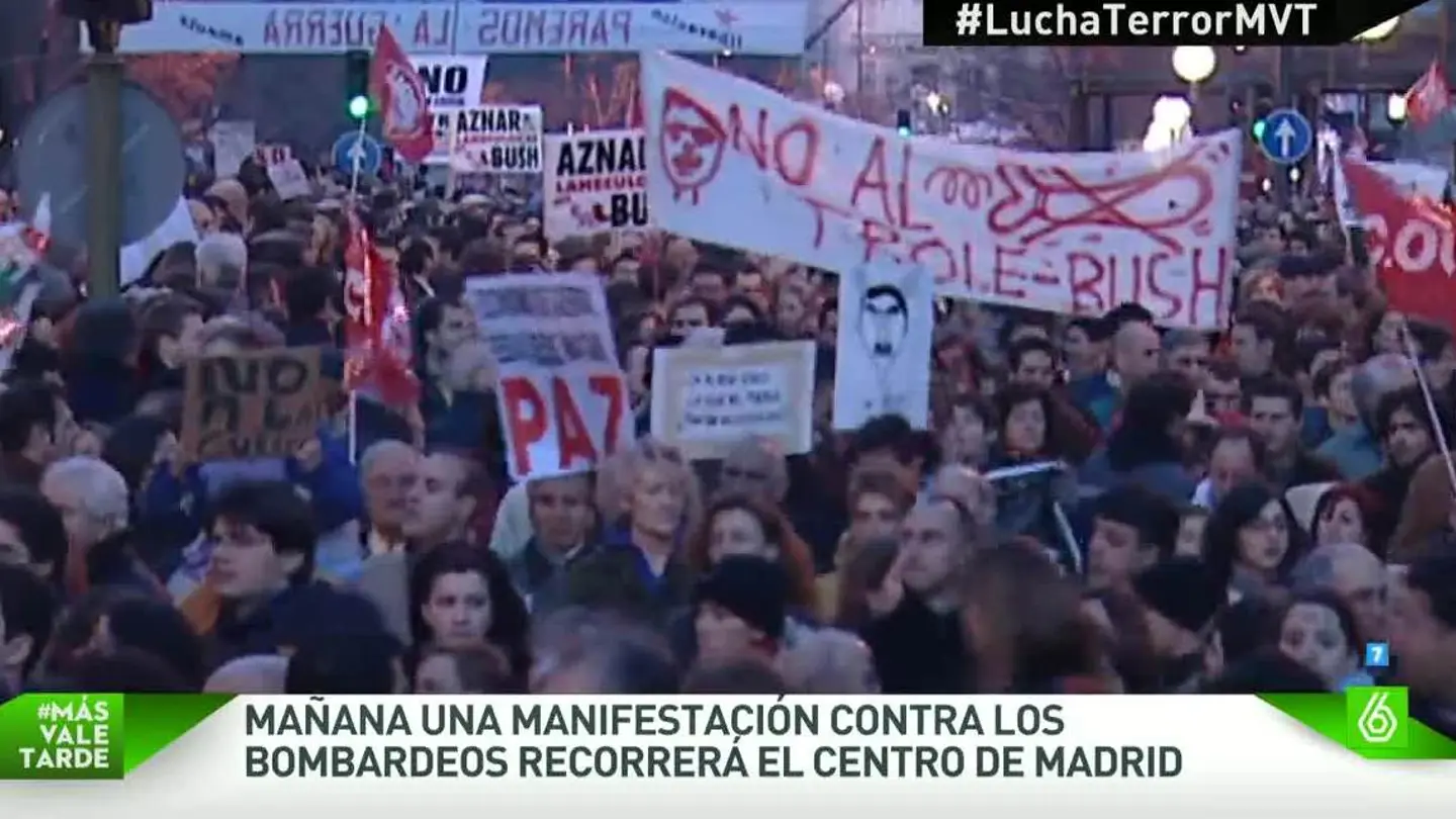 Imagen del 'No a la Guerra' Imagen del 'No a la Guerra'