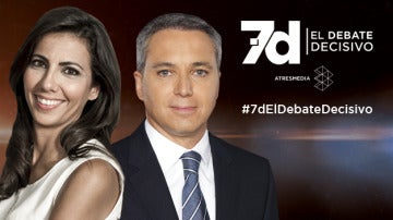 Ana Pastor y Vicente Vallés, moderadores del debate del 7D