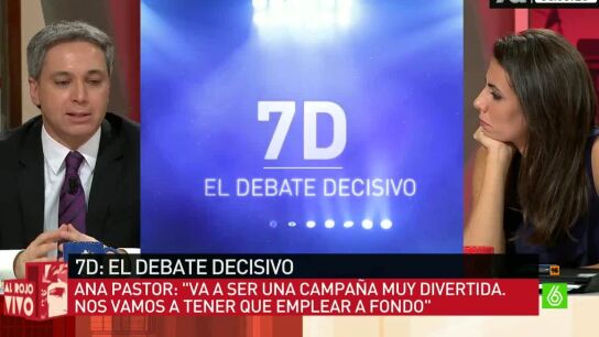 Vicente Vall&eacute;s y Ana Pastor, en Al Rojo Vivo