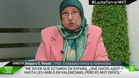 Amparo S. Rosell, Plataforma Ciudadana contra la Islamofobia Amparo S. Rosell, Plataforma Ciudadana contra la Islamofobia