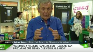 Jaime Serra, director del Banco de Alimentos de Valencia