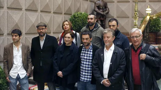 Los alcaldes de Compostela, Valencia, Cádiz, Ferrol, Zaragoza, Barcelona y A Coruña Los alcaldes de Compostela, Valencia, Cádiz, Ferrol, Zaragoza, Barcelona y A Coruña