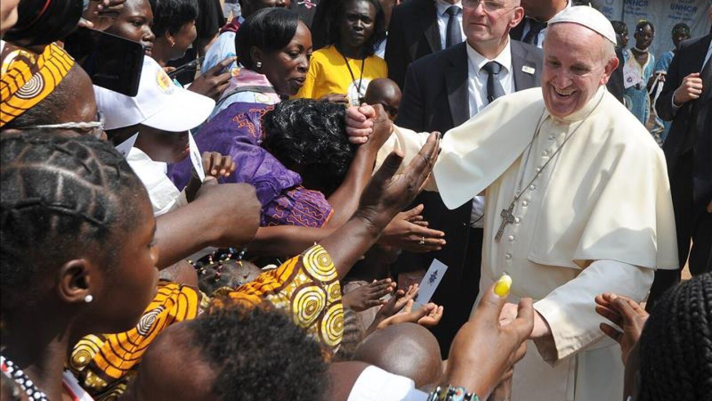 El papa pide unidad a la Rep&uacute;blica Centroafricana para superar el conflicto