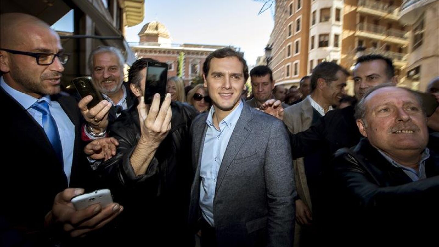 El candidato de Ciudadanos a la Presidencia del Gobierno, Albert Rivera