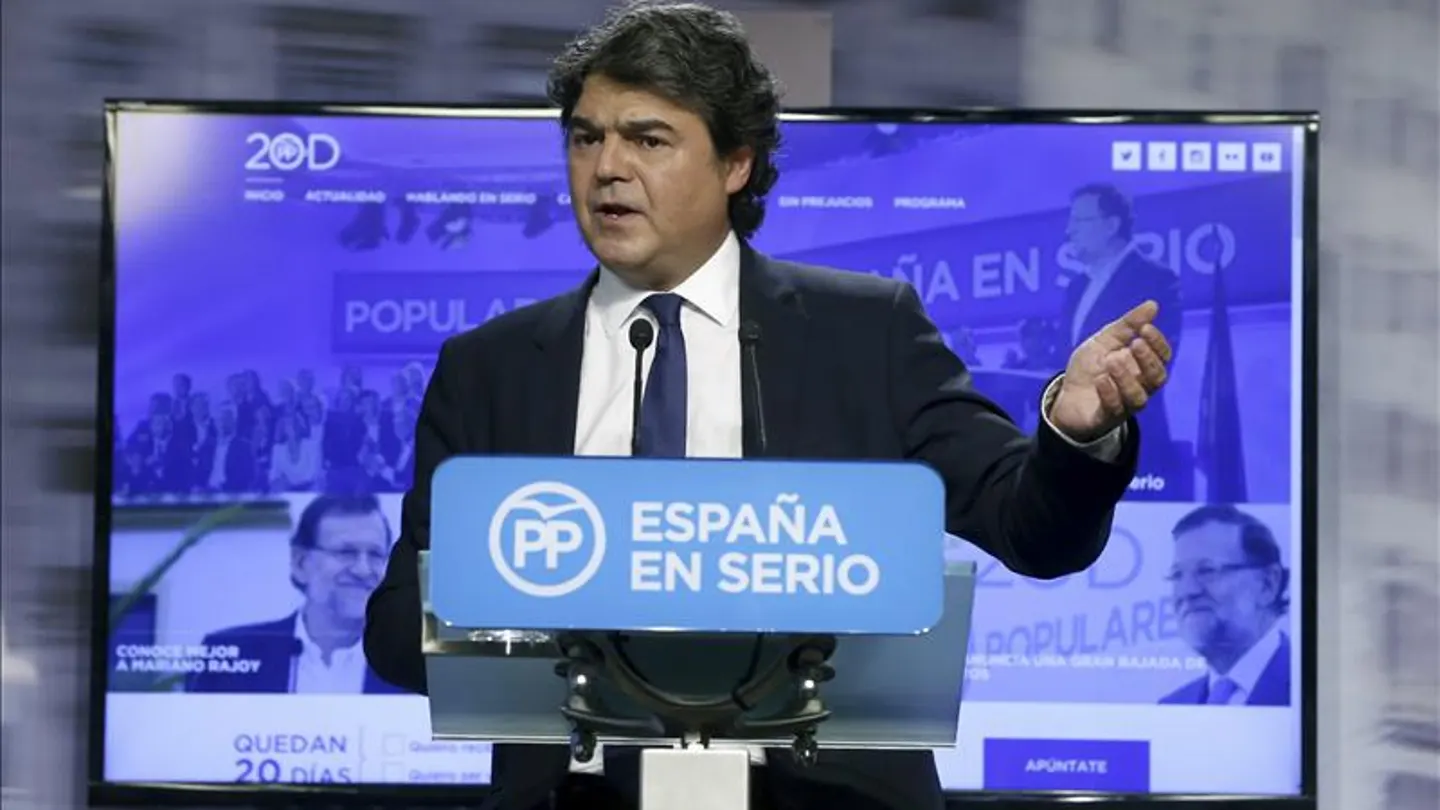 El director de Campaña del PP, Jorge Moragas El director de Campaña del PP, Jorge Moragas