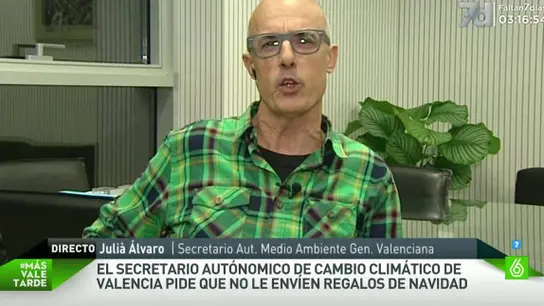Julià Álvaro, secretario autonómico de Medio Ambiente en Valencia Julià Álvaro, secretario autonómico de Medio Ambiente en Valencia