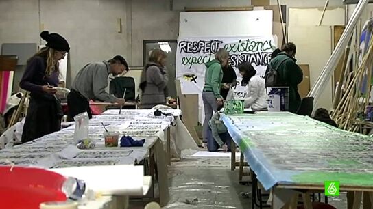 Un grupo de ecologistas en Par&iacute;s