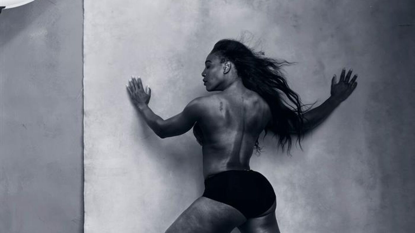 Serena Williams, imagen del mes de Abril del calendario Pirelli 2016
