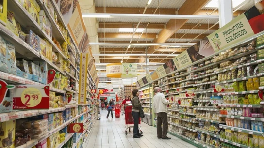 Pasillo de un Supermercado Pasillo de un Supermercado