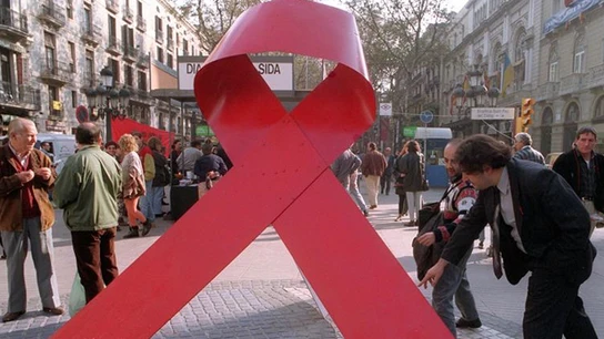Lazo por el día mundial del SIDA Lazo por el día mundial del SIDA