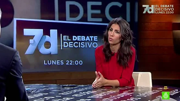 Ana Pastor visita El Intermedio para hablar del debate a cuatro del 7D