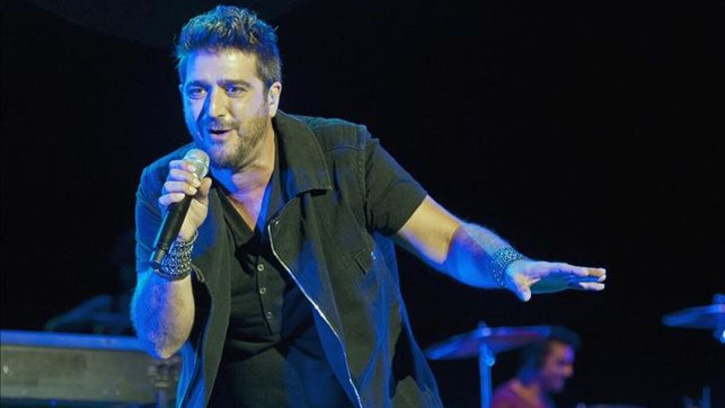 El cantante espa&ntilde;ol, Antonio Orozco