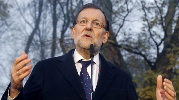 Mariano Rajoy durante un acto electoral