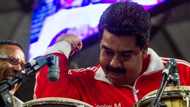 Nicolás Maduro en un acto electoral