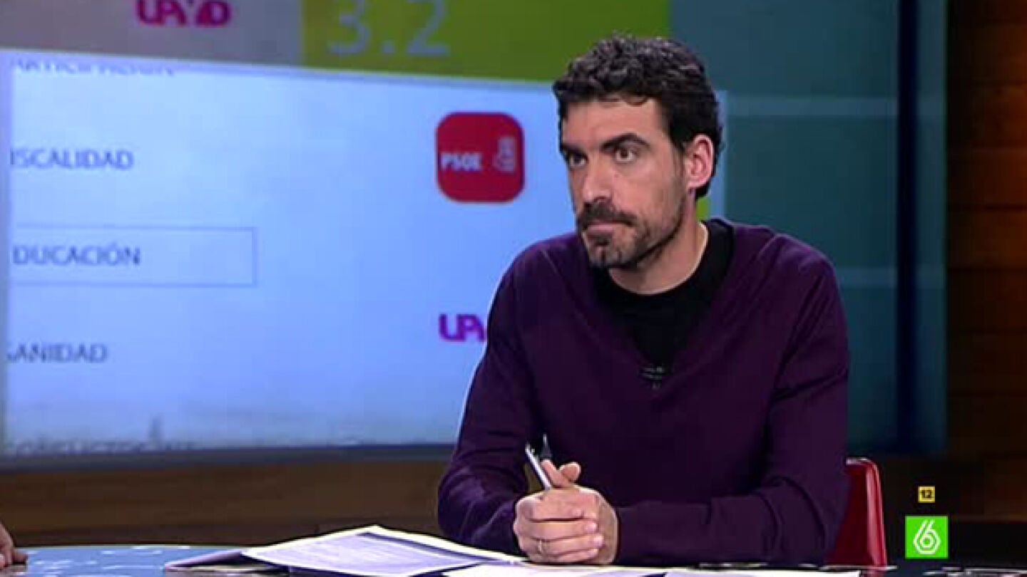 Javier P&eacute;rez Gonz&aacute;lez, uno de los responsables de Pol&eacute;tika, visita El Intermedio