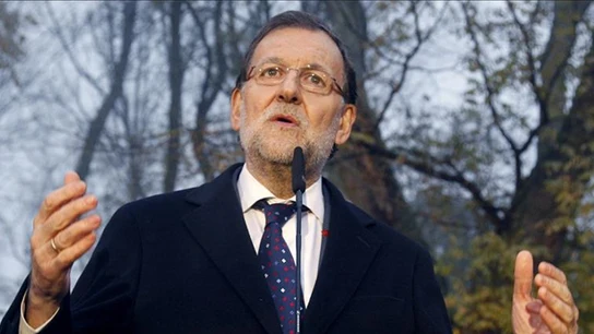 Mariano Rajoy durante un acto electoral Mariano Rajoy durante un acto electoral
