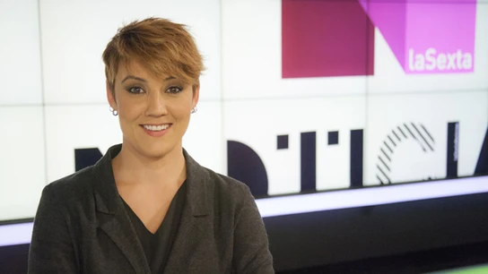 Cristina Pardo en el plató de laSexta Noticias Cristina Pardo en el plató de laSexta Noticias