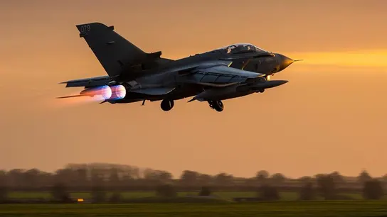 Un caza británico, dispuesto a bombardear Siria Un caza británico, dispuesto a bombardear Siria