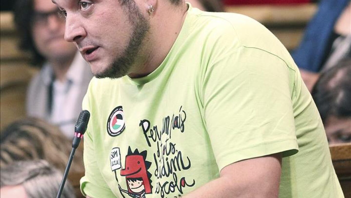 El exdiputado de la CUP David Fern&agrave;ndez