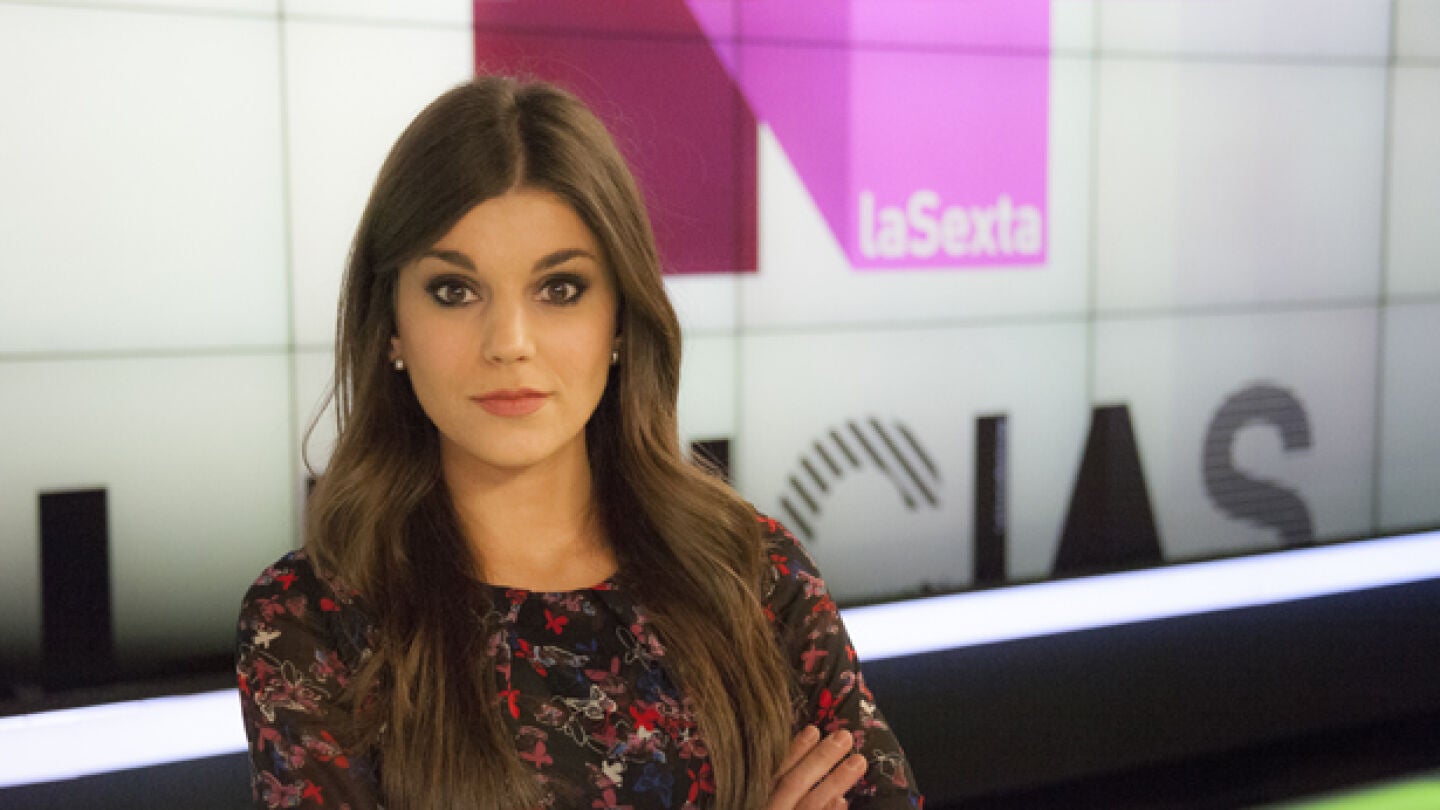 Lorena Baeza en el plat&oacute; de laSexta Noticias