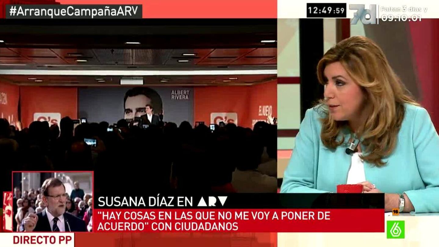 Susana D&iacute;az habla de Ciudadanos
