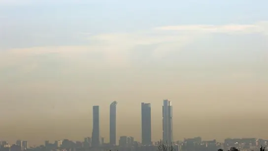 Altos niveles de contaminación en Madrid Altos niveles de contaminación en Madrid
