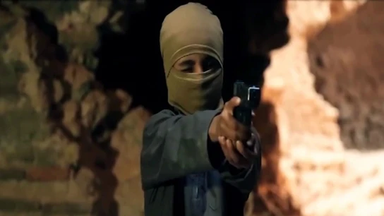 Imagen de un niño en un vídeo de Daesh Imagen de un niño en un vídeo de Daesh