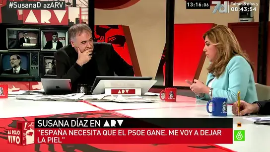 Susana Díaz con Ferreras Susana Díaz con Ferreras