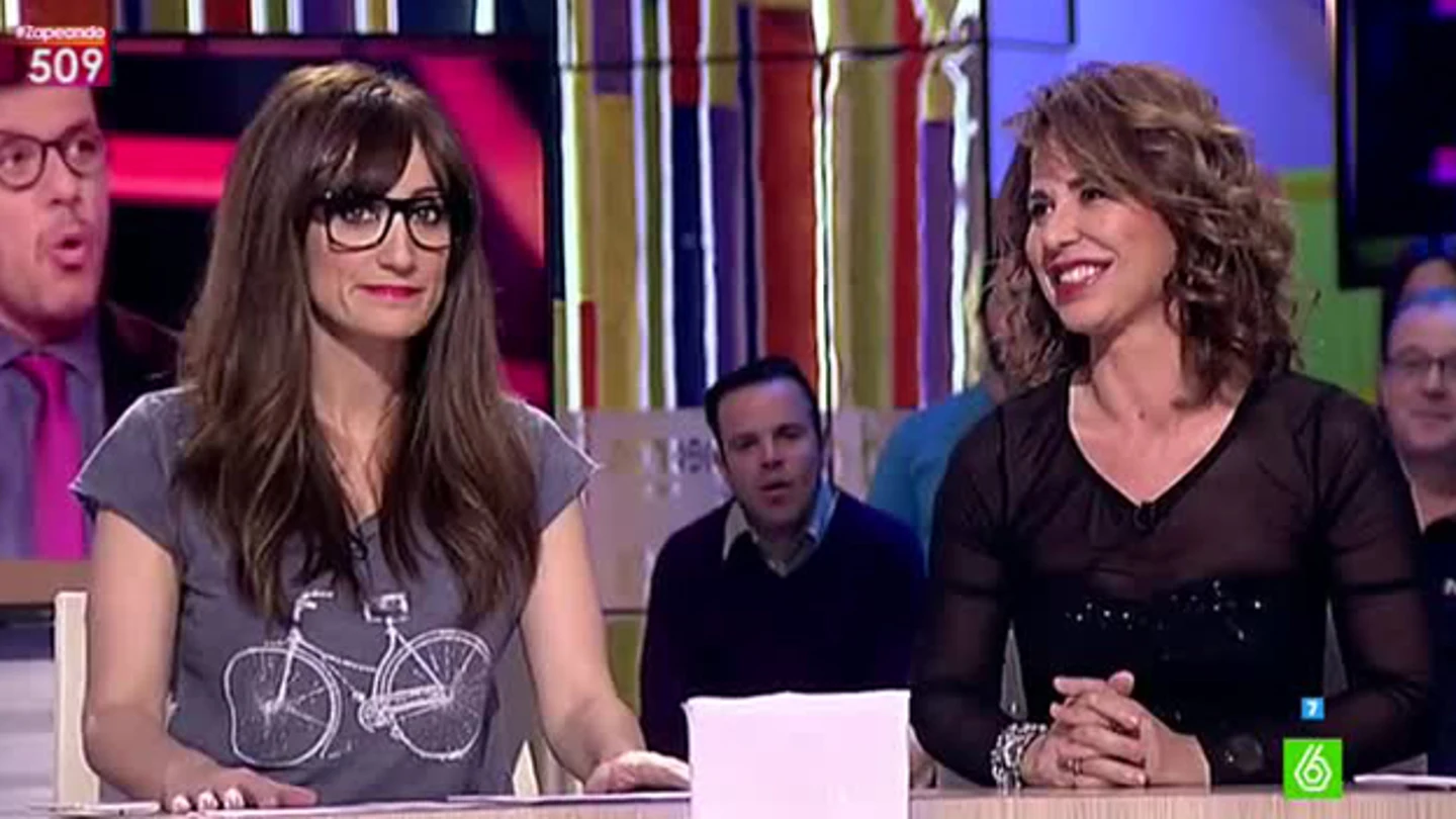 Ana Morgade y Vicky Larraz, en Zapeando Ana Morgade y Vicky Larraz, en Zapeando