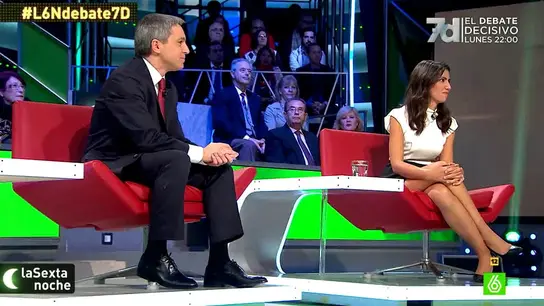 Vicente Vallés y Ana Pastor en la Sexta Noche Vicente Vallés y Ana Pastor en la Sexta Noche