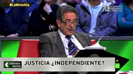 Miguel Ángel Revilla: "Me indigna que se vote a personas que han metido la mano" Miguel Ángel Revilla: "Me indigna que se vote a personas que han metido la mano"