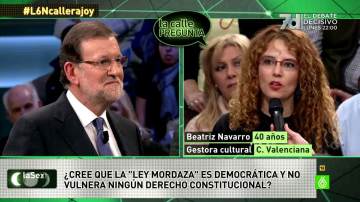 Rajoy sobre la ley mordaza