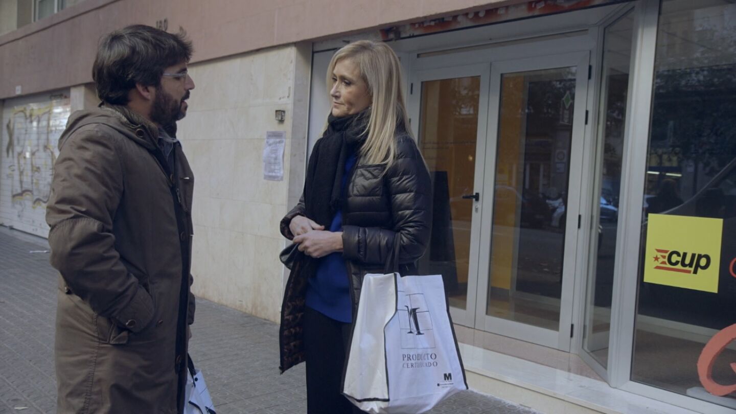 Cristina Cifuentes con Jordi &Eacute;vole