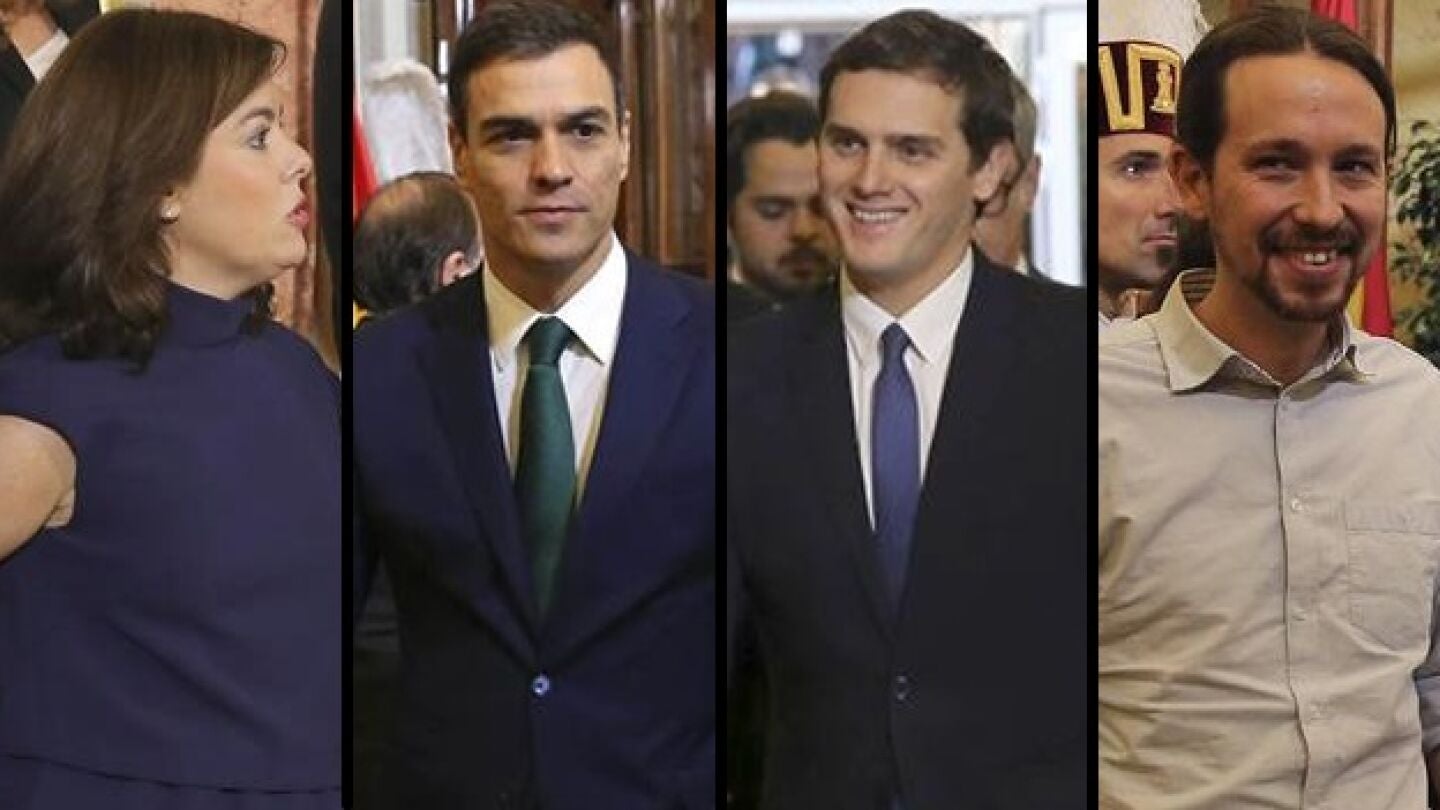 Santamar&iacute;a, S&aacute;nchez, Rivera e Iglesias