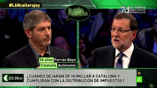 Rajoy, sobre Cataluña Rajoy, sobre Cataluña